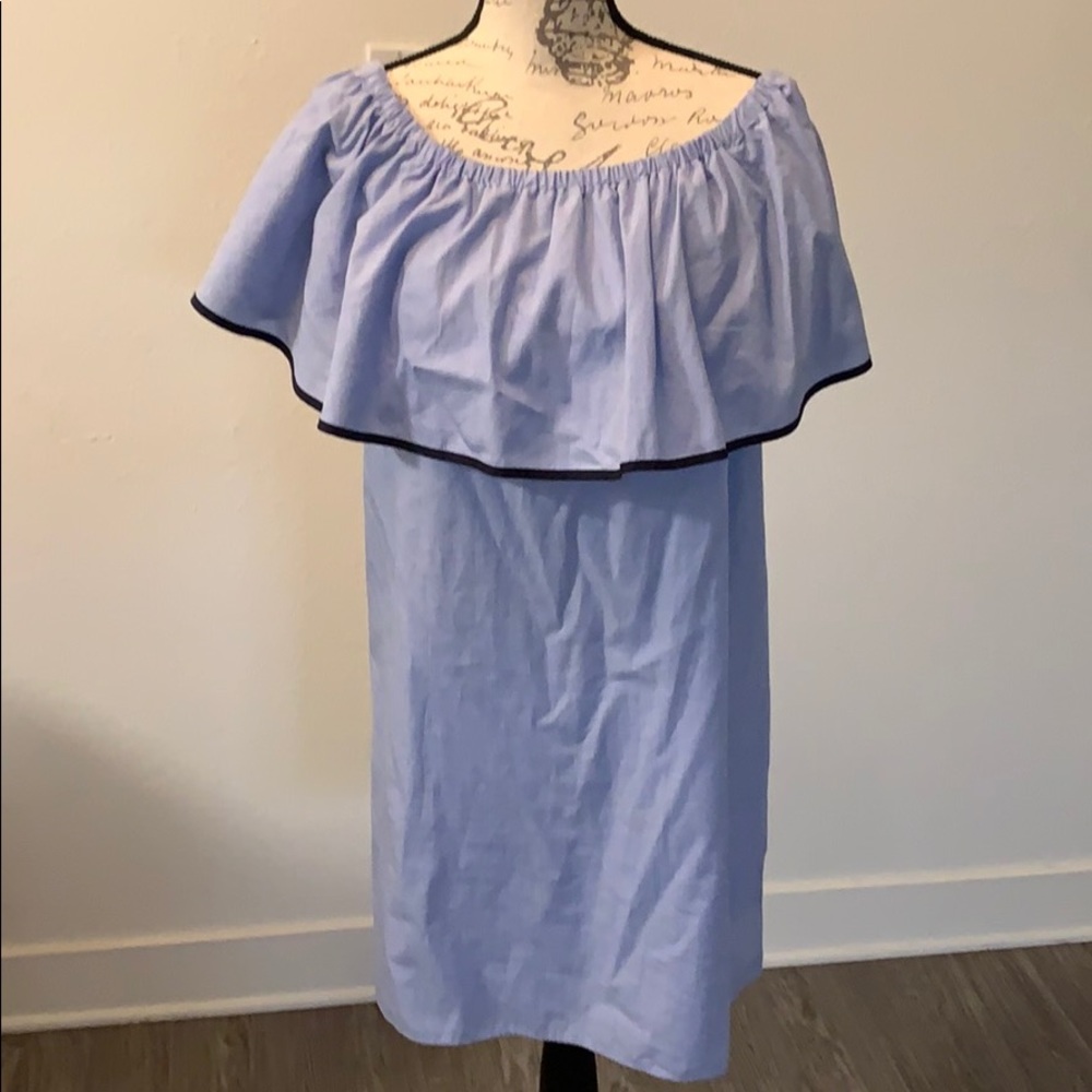 J. Crew off the shoulder shirt dress 👗